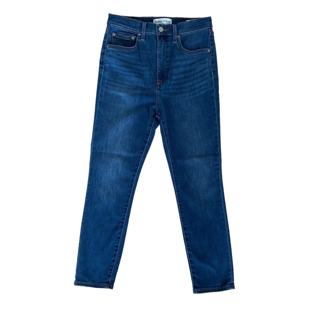 Artizia Denim Forum blue Jeans Lola High Rise Skinny Crop 26L size 30 high leggy